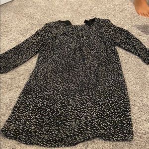 H&M black and white dress